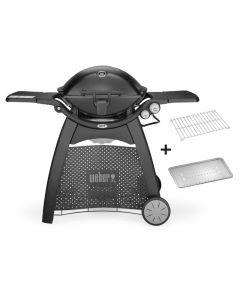 Barbacoa Weber Q 3200 protector térmico y parrilla para cocción indirecta