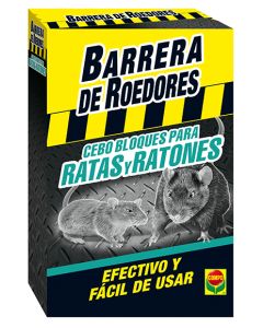 Compo Barrera Cebo Bloques Ratas y Ratones 300 gr