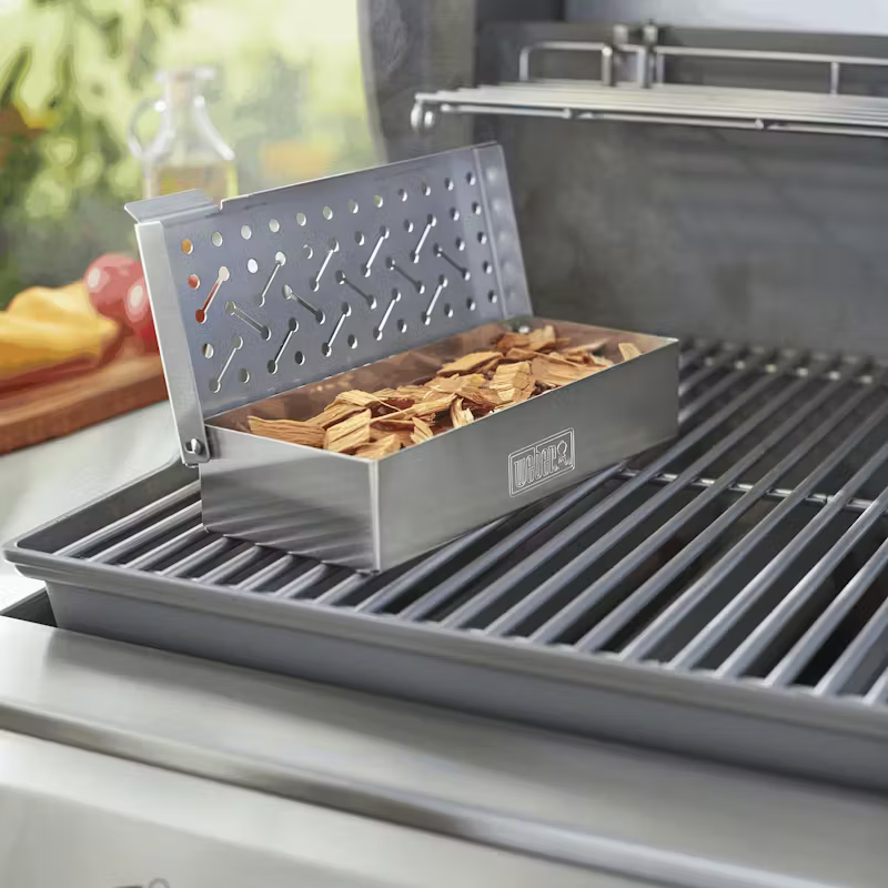 Ahumador de acero barbacoas de gas Weber